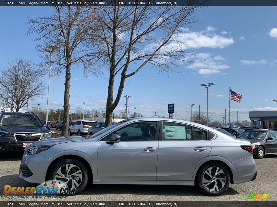 2021 Subaru Legacy Premium Ice Silver Metallic / Slate Black Photo #4