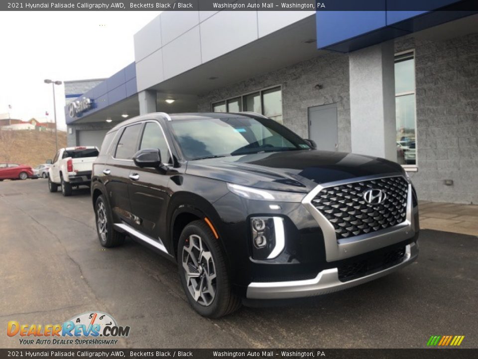 2021 Hyundai Palisade Calligraphy AWD Becketts Black / Black Photo #1