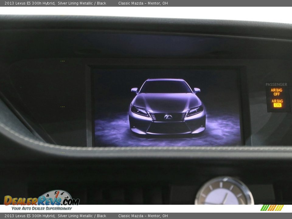 2013 Lexus ES 300h Hybrid Silver Lining Metallic / Black Photo #10