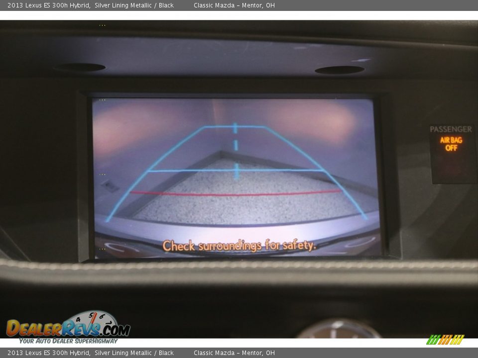 2013 Lexus ES 300h Hybrid Silver Lining Metallic / Black Photo #14