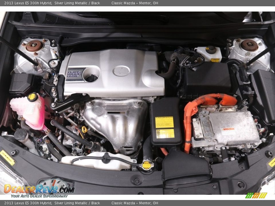 2013 Lexus ES 300h Hybrid Silver Lining Metallic / Black Photo #22