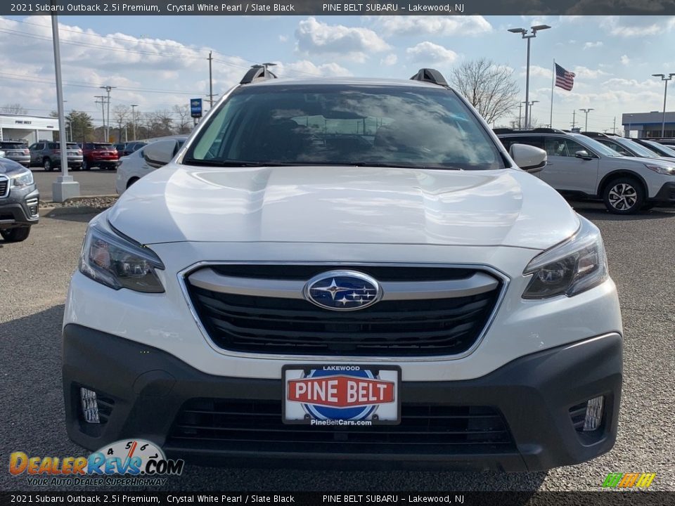 2021 Subaru Outback 2.5i Premium Crystal White Pearl / Slate Black Photo #3
