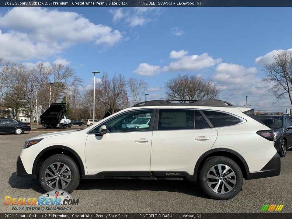 2021 Subaru Outback 2.5i Premium Crystal White Pearl / Slate Black Photo #4