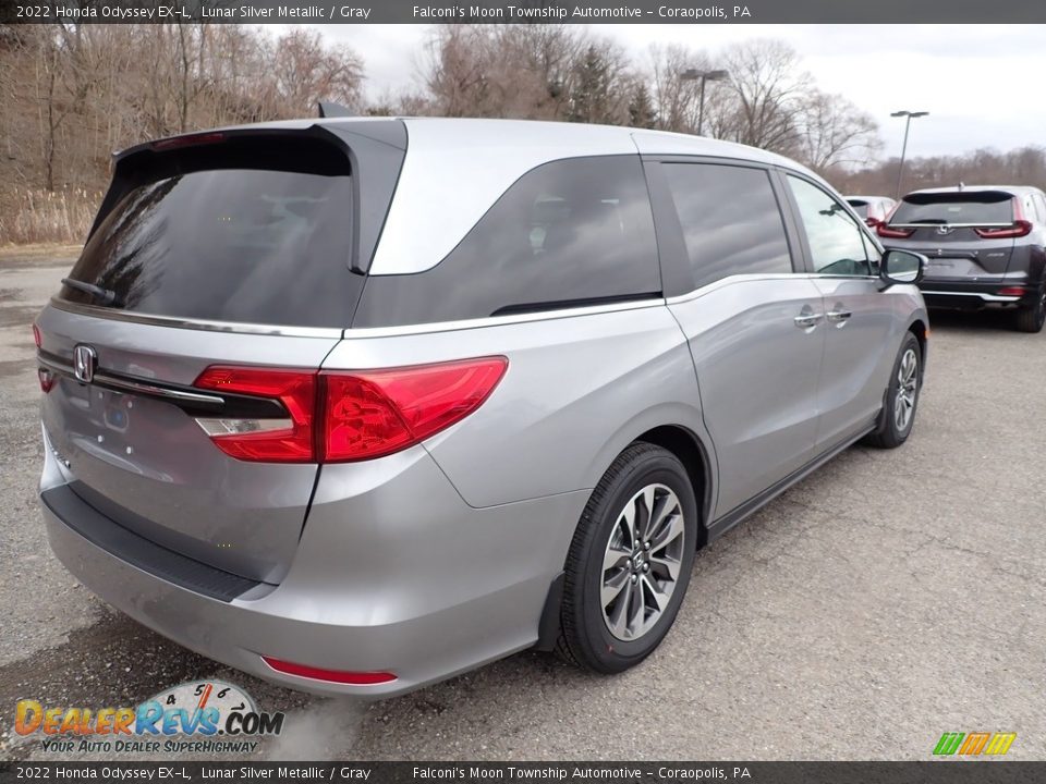 2022 Honda Odyssey EX-L Lunar Silver Metallic / Gray Photo #5