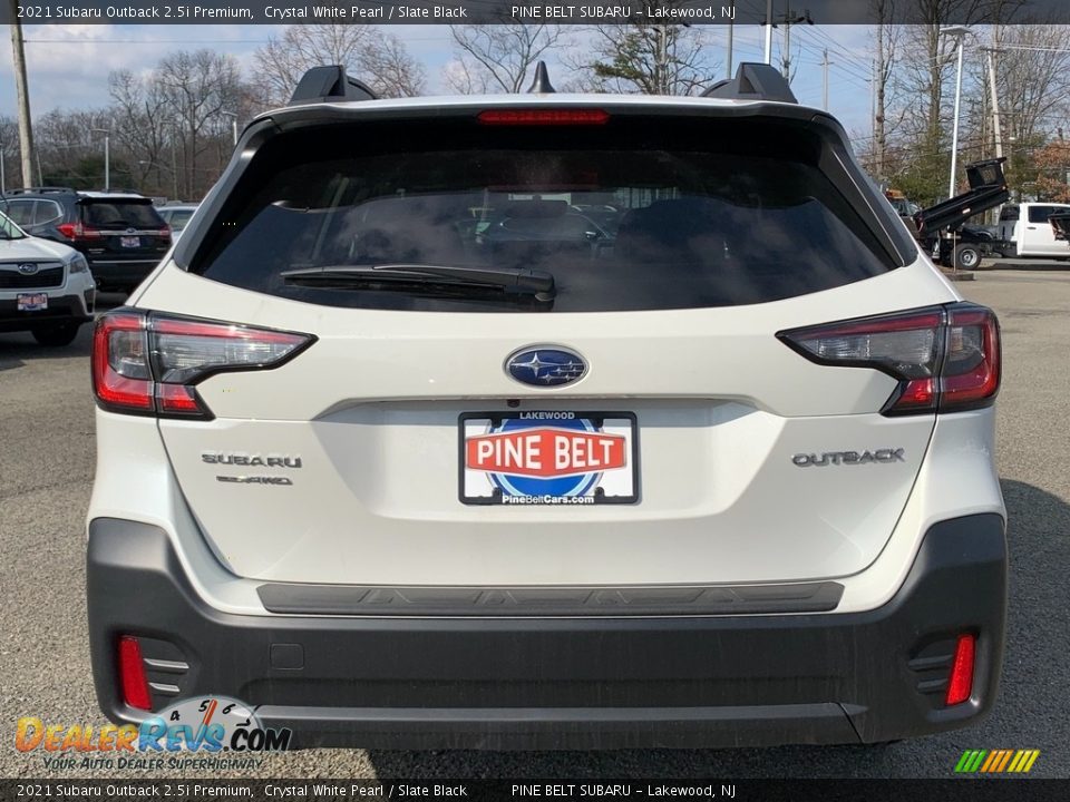 2021 Subaru Outback 2.5i Premium Crystal White Pearl / Slate Black Photo #7