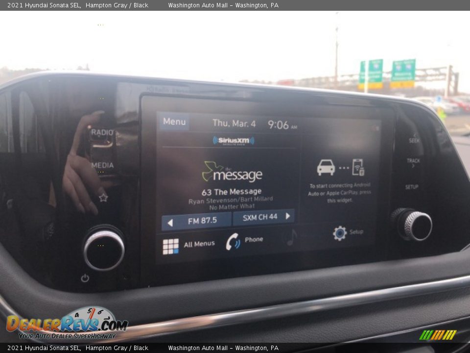 2021 Hyundai Sonata SEL Hampton Gray / Black Photo #7