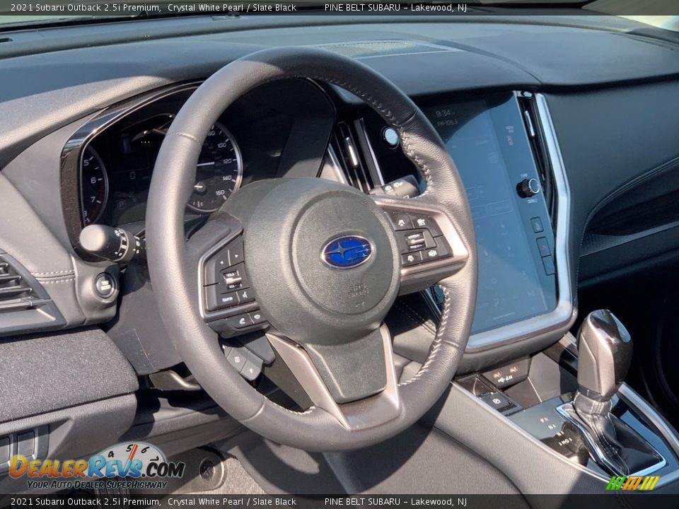 2021 Subaru Outback 2.5i Premium Crystal White Pearl / Slate Black Photo #12
