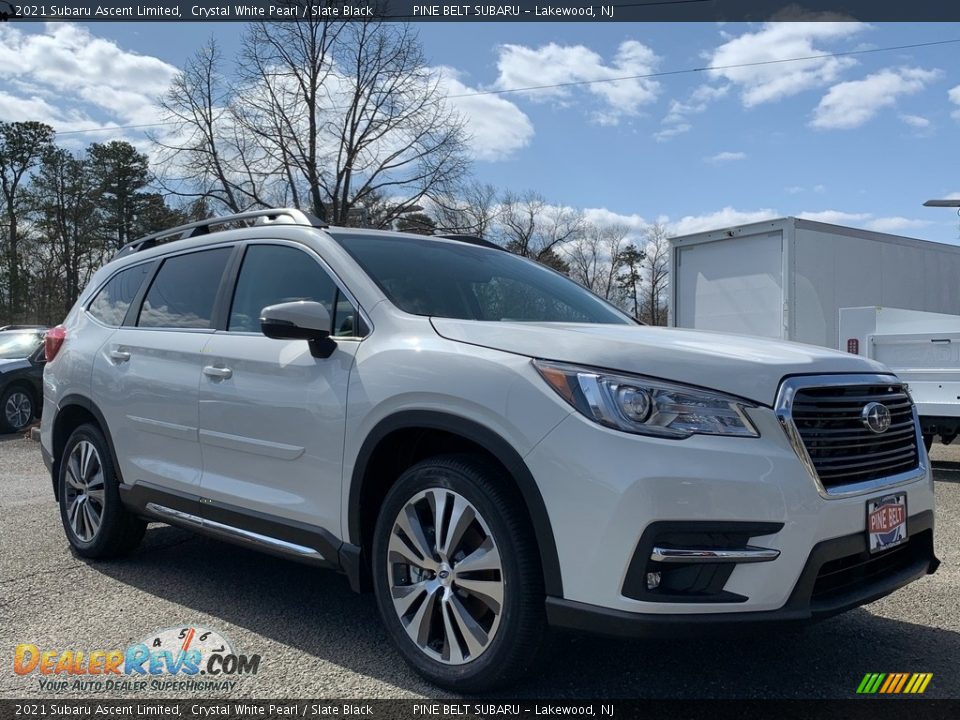 2021 Subaru Ascent Limited Crystal White Pearl / Slate Black Photo #1