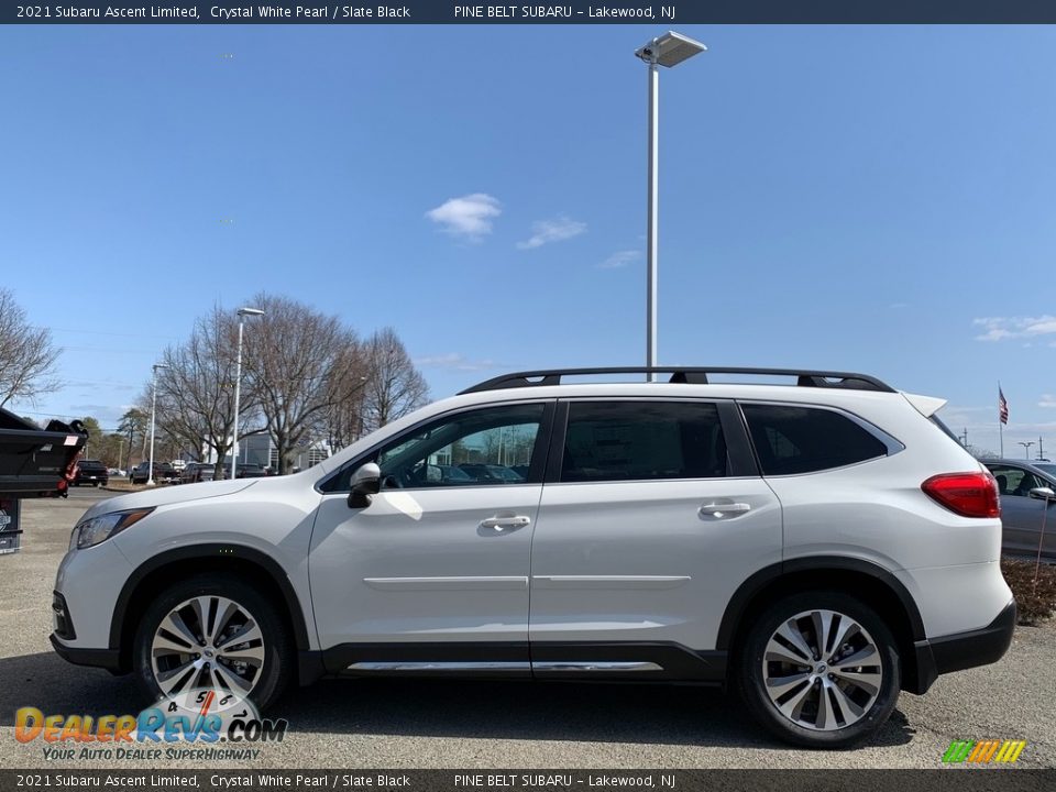 2021 Subaru Ascent Limited Crystal White Pearl / Slate Black Photo #4