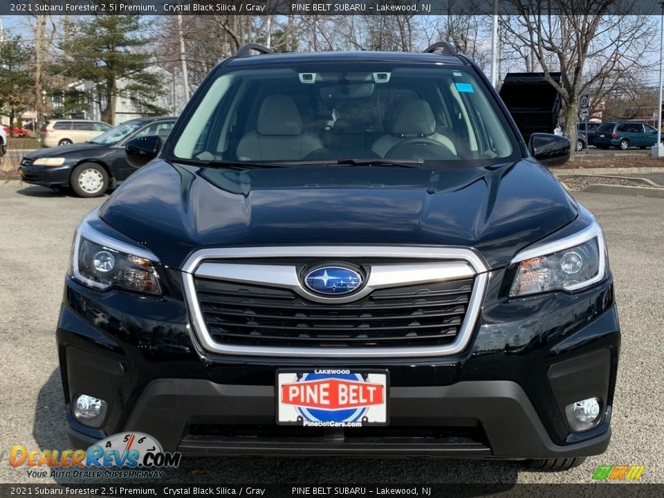 2021 Subaru Forester 2.5i Premium Crystal Black Silica / Gray Photo #3