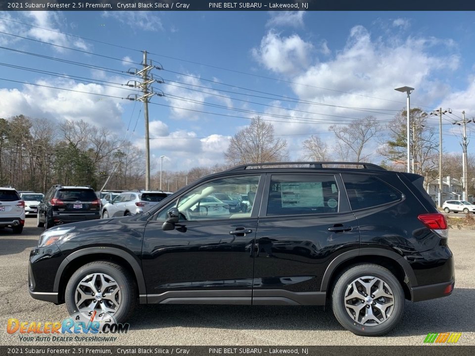 Crystal Black Silica 2021 Subaru Forester 2.5i Premium Photo #4