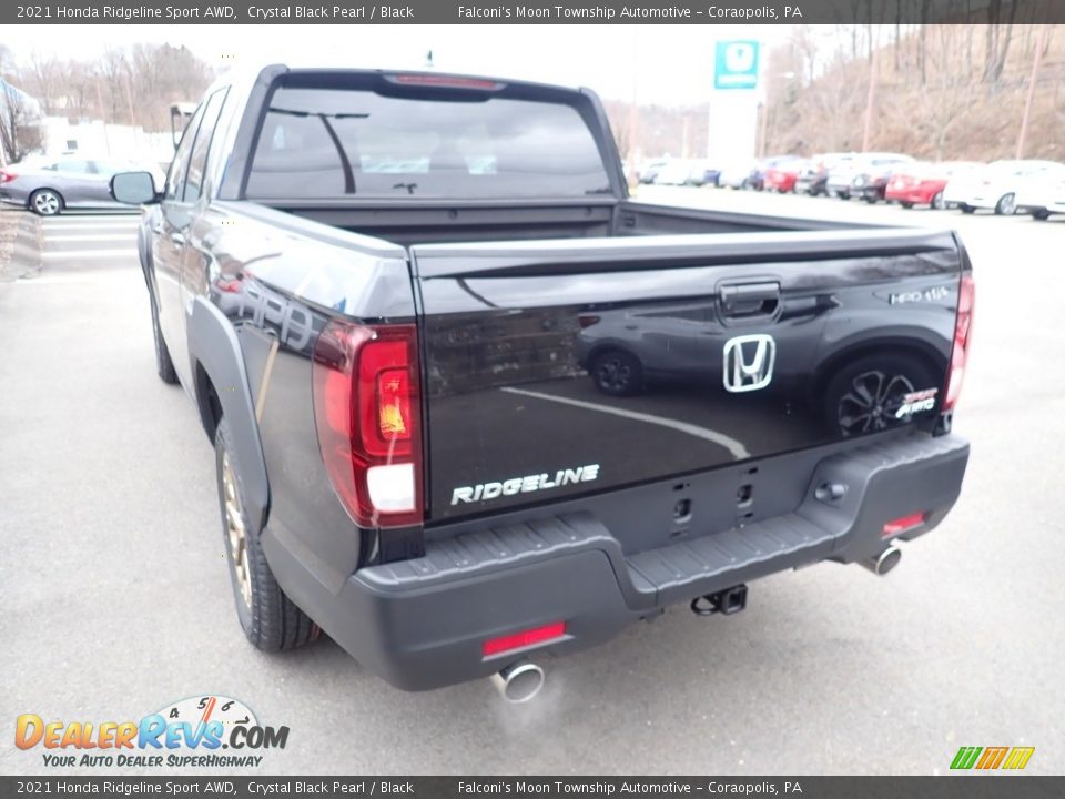 2021 Honda Ridgeline Sport AWD Crystal Black Pearl / Black Photo #3