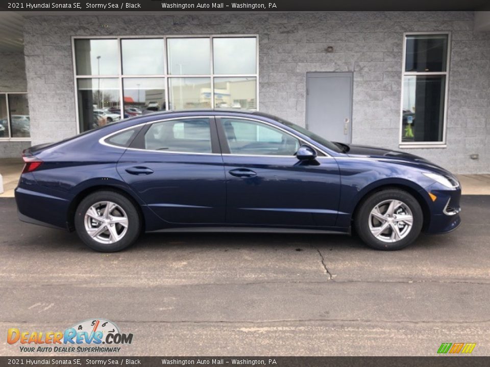 2021 Hyundai Sonata SE Stormy Sea / Black Photo #2