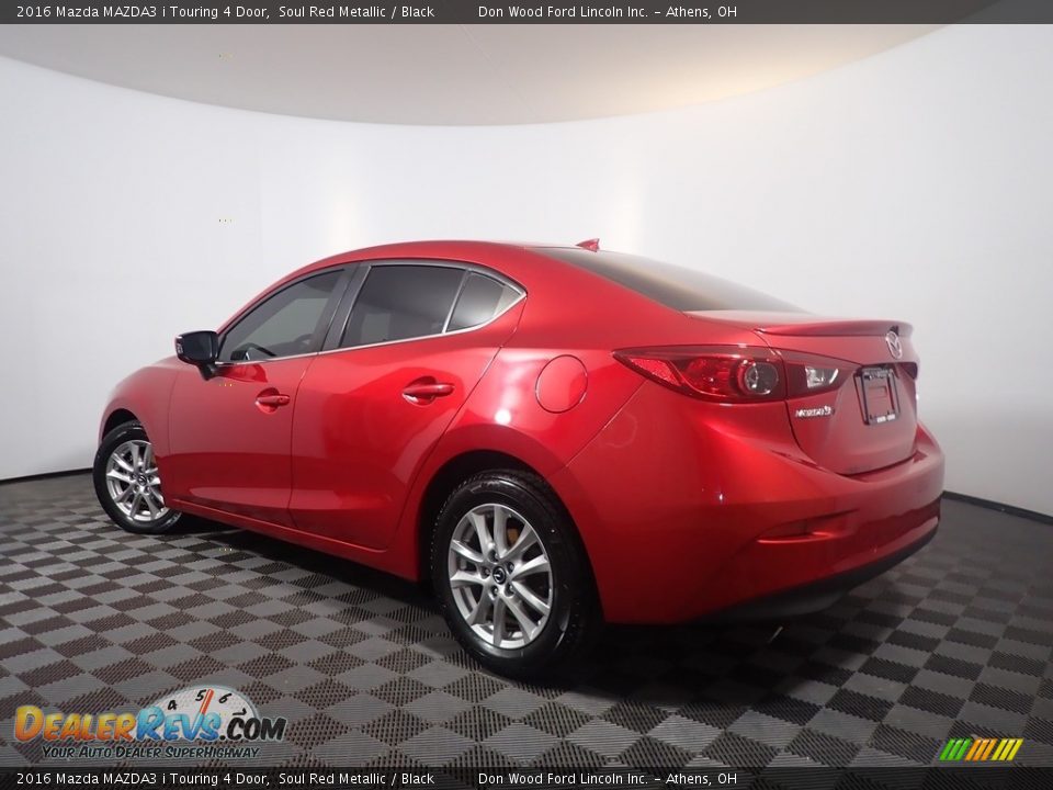 2016 Mazda MAZDA3 i Touring 4 Door Soul Red Metallic / Black Photo #12