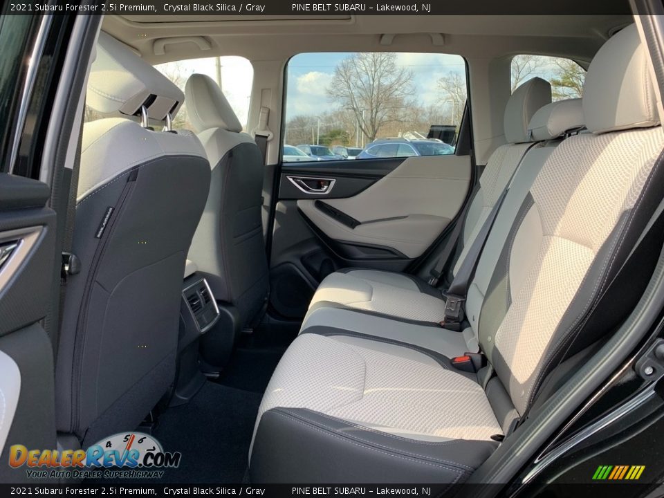 2021 Subaru Forester 2.5i Premium Crystal Black Silica / Gray Photo #9