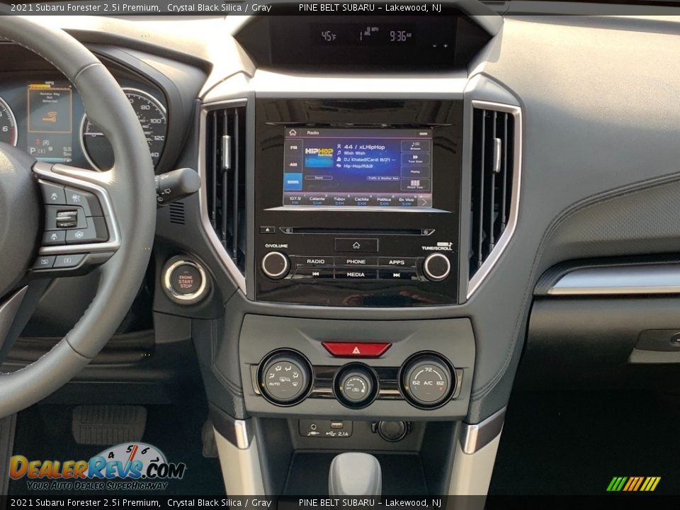 2021 Subaru Forester 2.5i Premium Crystal Black Silica / Gray Photo #10