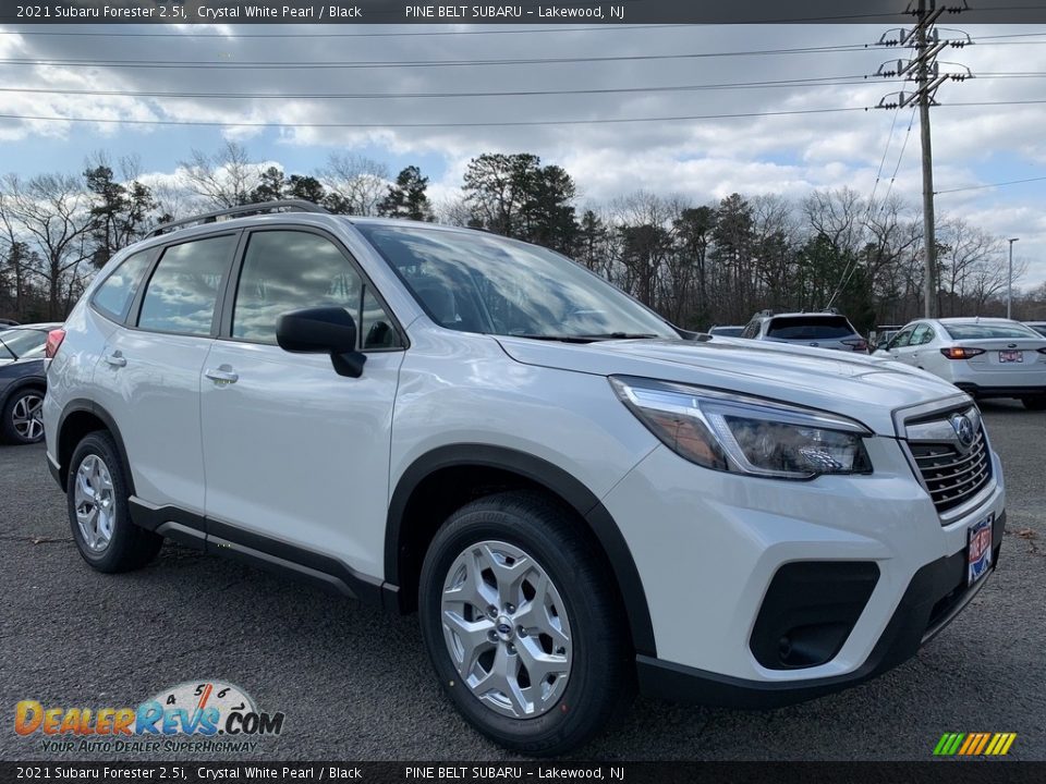 2021 Subaru Forester 2.5i Crystal White Pearl / Black Photo #1