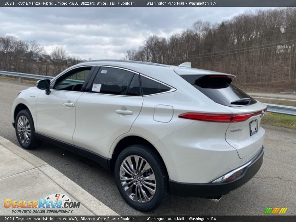 2021 Toyota Venza Hybrid Limited AWD Blizzard White Pearl / Boulder Photo #2