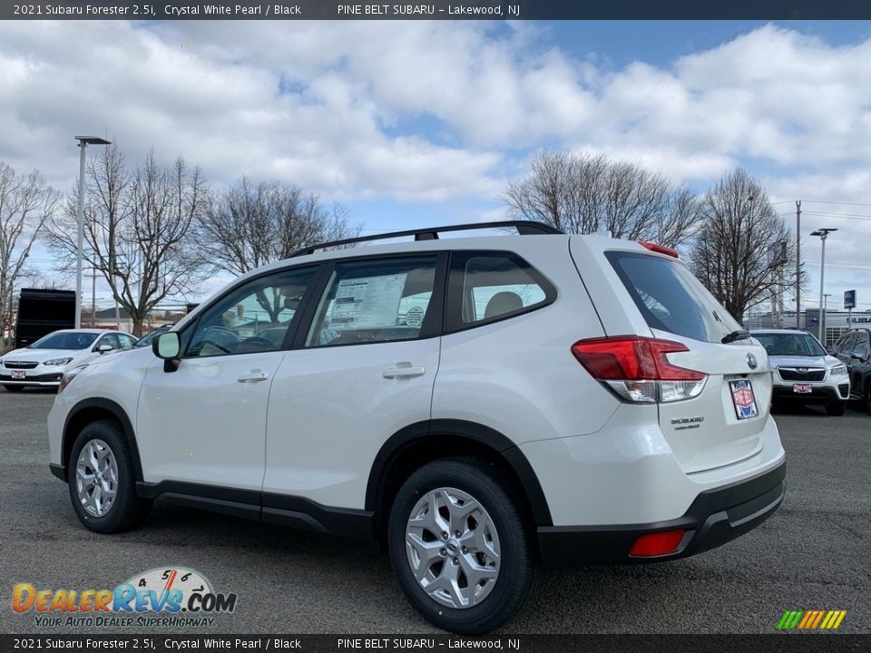 2021 Subaru Forester 2.5i Crystal White Pearl / Black Photo #6