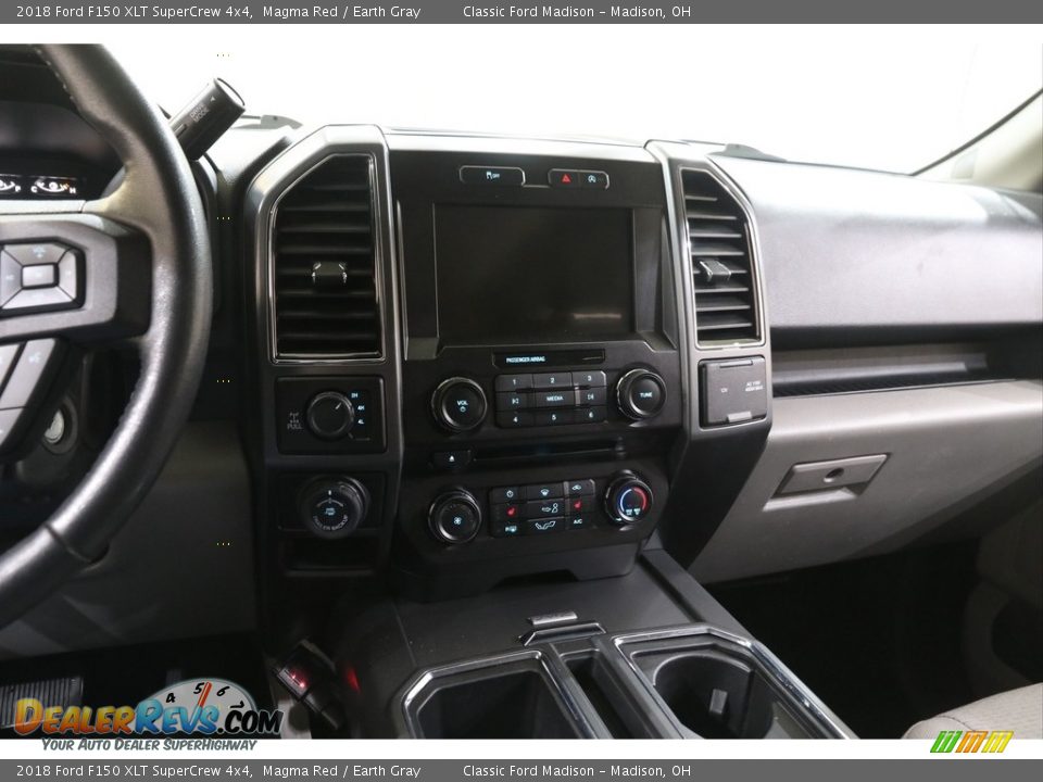 2018 Ford F150 XLT SuperCrew 4x4 Magma Red / Earth Gray Photo #10