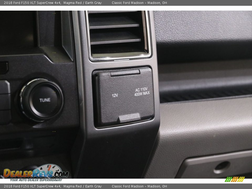 2018 Ford F150 XLT SuperCrew 4x4 Magma Red / Earth Gray Photo #12
