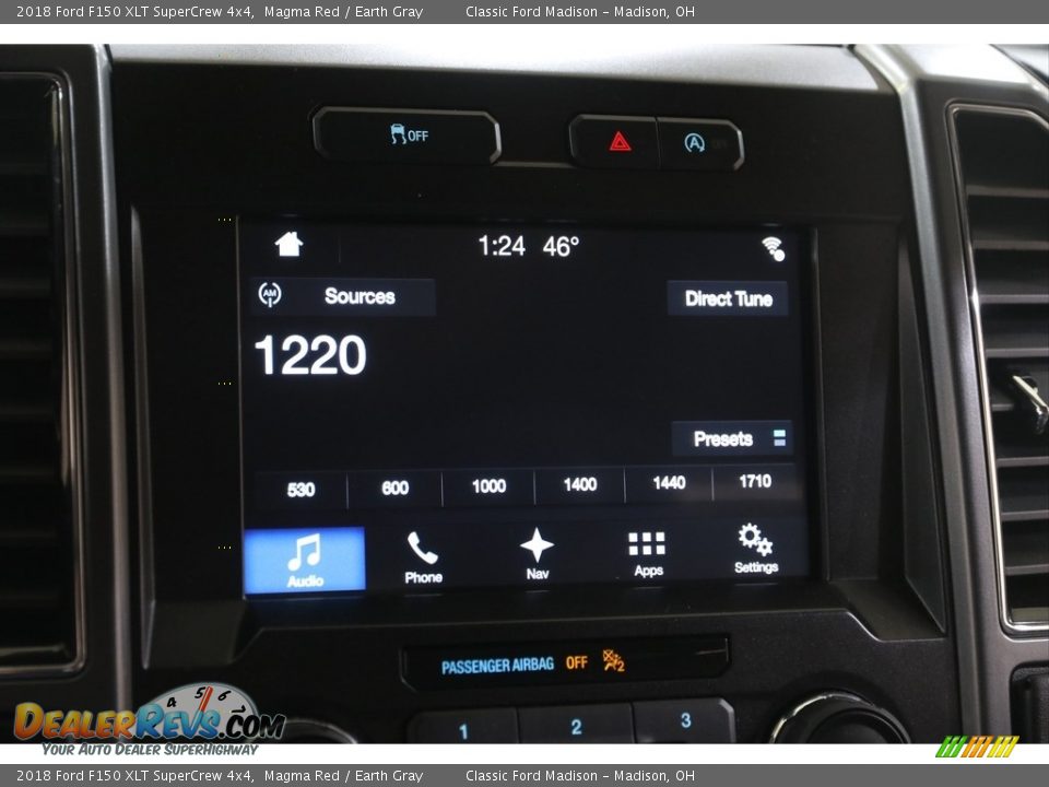 2018 Ford F150 XLT SuperCrew 4x4 Magma Red / Earth Gray Photo #13