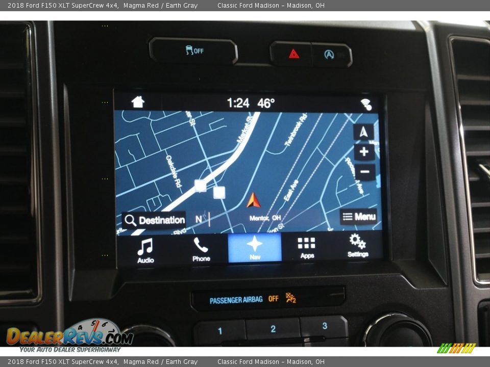 2018 Ford F150 XLT SuperCrew 4x4 Magma Red / Earth Gray Photo #15