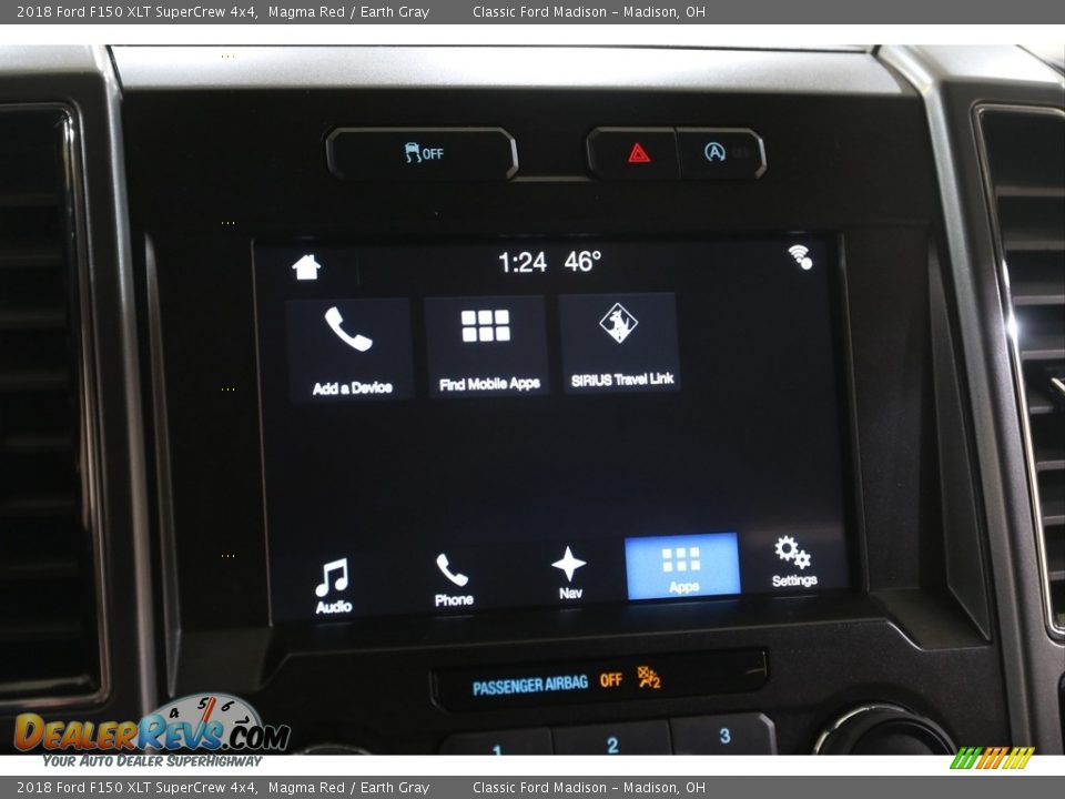 2018 Ford F150 XLT SuperCrew 4x4 Magma Red / Earth Gray Photo #16