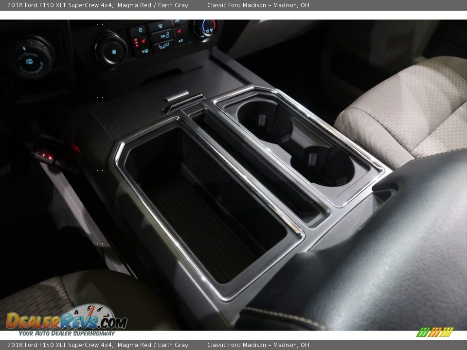 2018 Ford F150 XLT SuperCrew 4x4 Magma Red / Earth Gray Photo #17