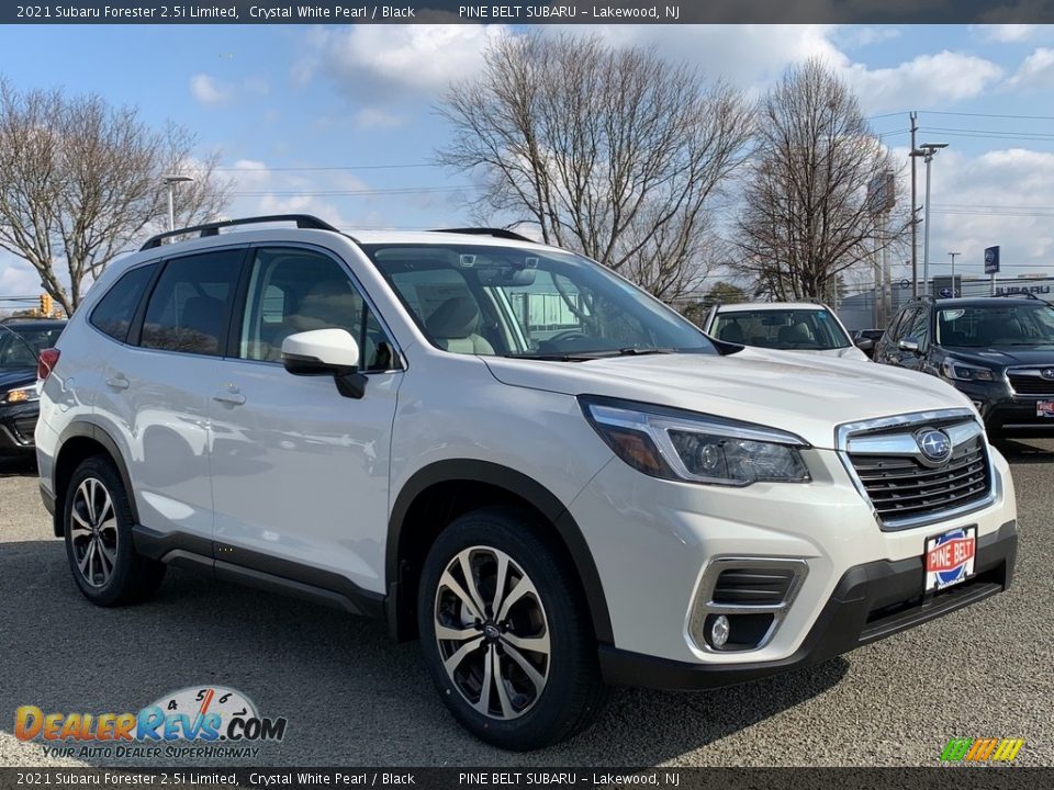 2021 Subaru Forester 2.5i Limited Crystal White Pearl / Black Photo #1