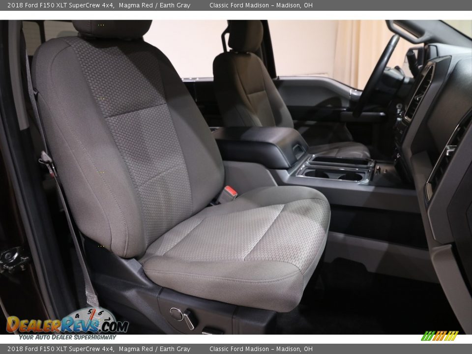 2018 Ford F150 XLT SuperCrew 4x4 Magma Red / Earth Gray Photo #19
