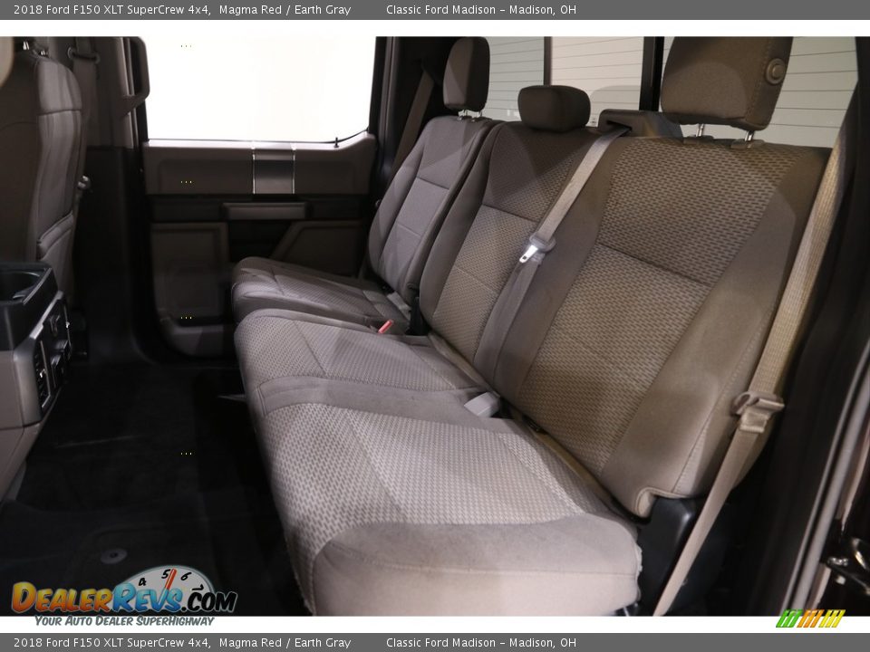 2018 Ford F150 XLT SuperCrew 4x4 Magma Red / Earth Gray Photo #21