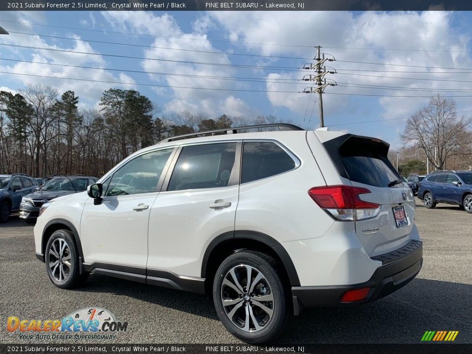 2021 Subaru Forester 2.5i Limited Crystal White Pearl / Black Photo #6