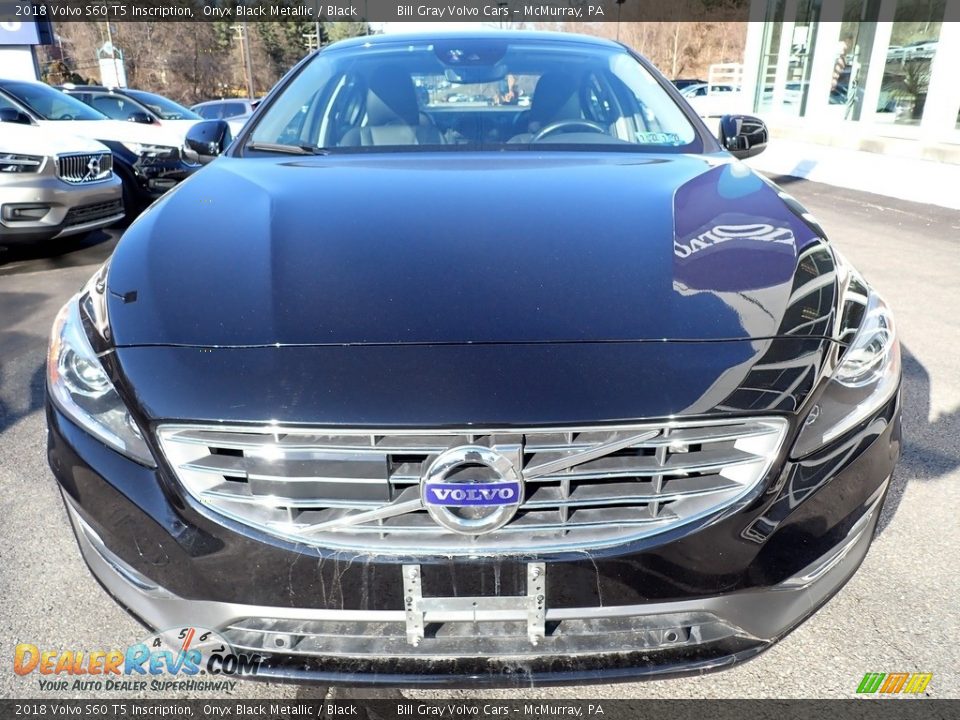 2018 Volvo S60 T5 Inscription Onyx Black Metallic / Black Photo #9