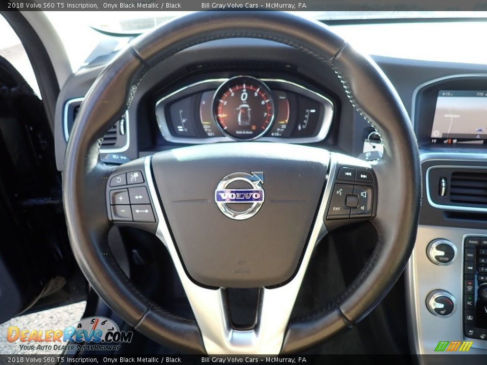 2018 Volvo S60 T5 Inscription Steering Wheel Photo #18