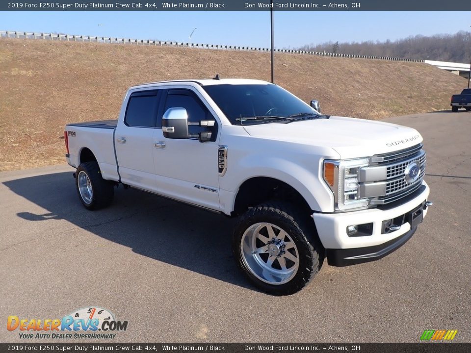 2019 Ford F250 Super Duty Platinum Crew Cab 4x4 White Platinum / Black Photo #6