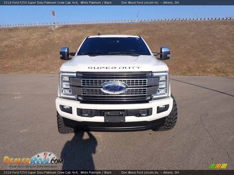 2019 Ford F250 Super Duty Platinum Crew Cab 4x4 White Platinum / Black Photo #8