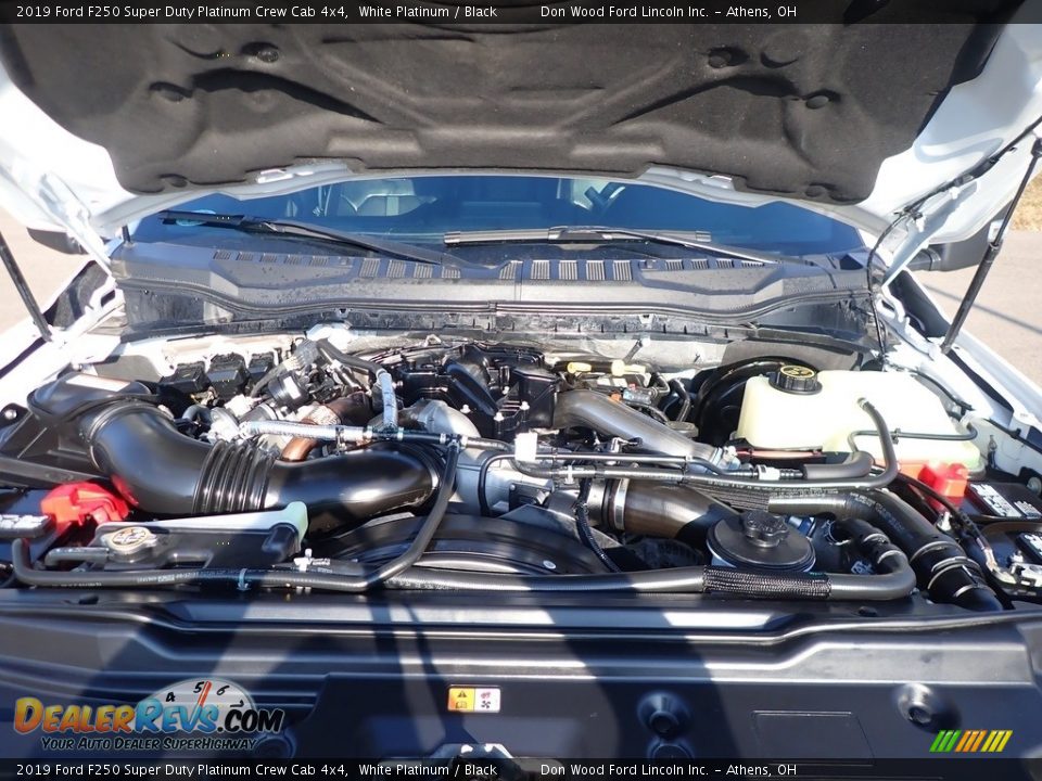 2019 Ford F250 Super Duty Platinum Crew Cab 4x4 White Platinum / Black Photo #10