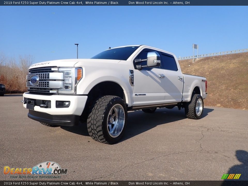 2019 Ford F250 Super Duty Platinum Crew Cab 4x4 White Platinum / Black Photo #11