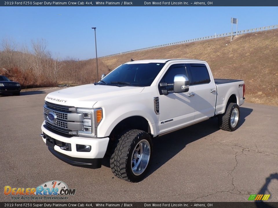 2019 Ford F250 Super Duty Platinum Crew Cab 4x4 White Platinum / Black Photo #12