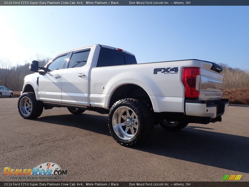 2019 Ford F250 Super Duty Platinum Crew Cab 4x4 White Platinum / Black Photo #14