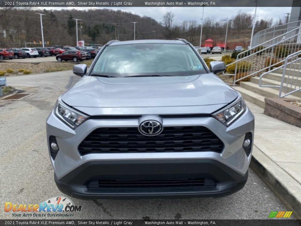 2021 Toyota RAV4 XLE Premium AWD Silver Sky Metallic / Light Gray Photo #11