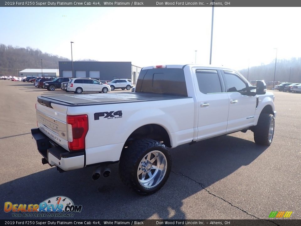 2019 Ford F250 Super Duty Platinum Crew Cab 4x4 White Platinum / Black Photo #20
