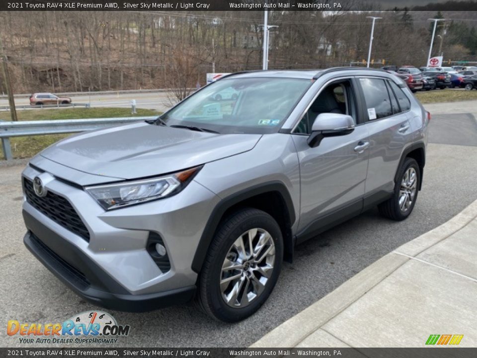 2021 Toyota RAV4 XLE Premium AWD Silver Sky Metallic / Light Gray Photo #12