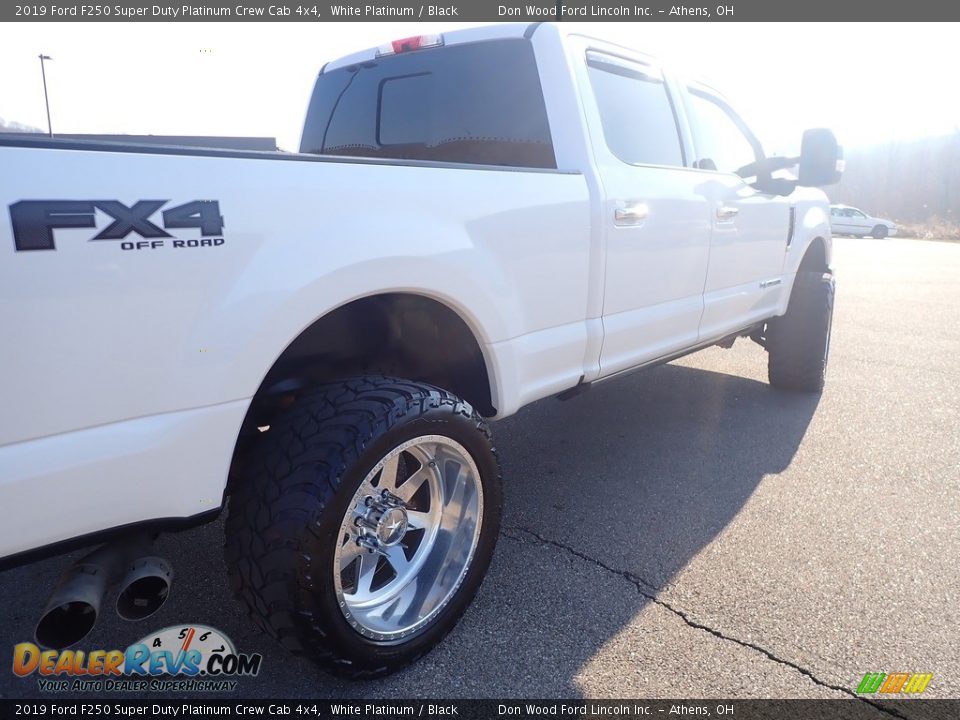 2019 Ford F250 Super Duty Platinum Crew Cab 4x4 White Platinum / Black Photo #22