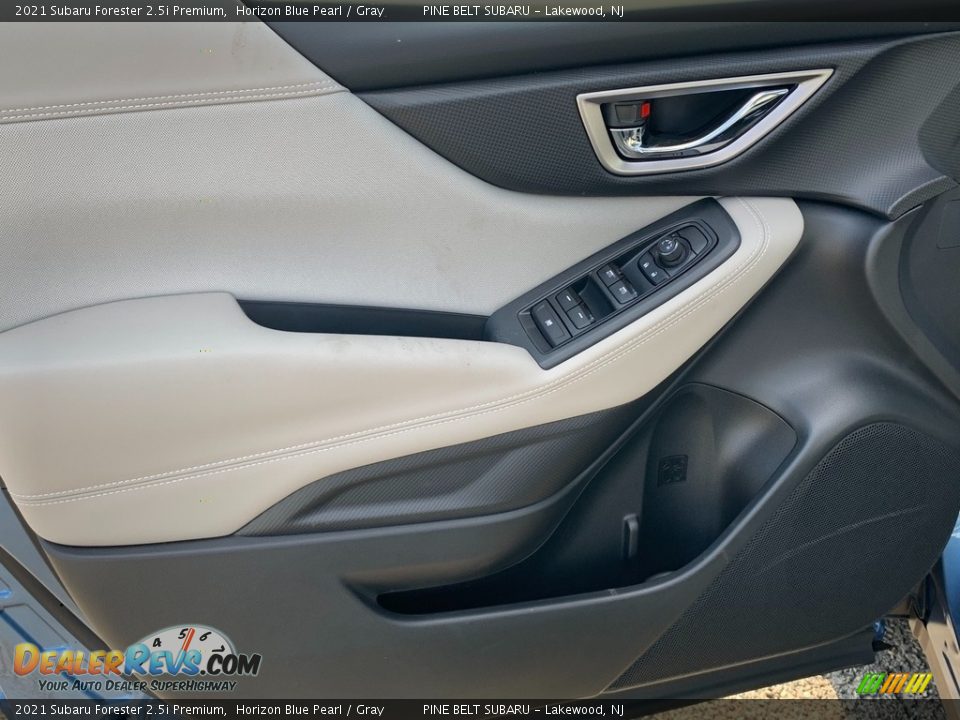 2021 Subaru Forester 2.5i Premium Horizon Blue Pearl / Gray Photo #13
