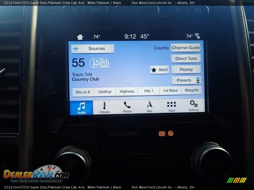 2019 Ford F250 Super Duty Platinum Crew Cab 4x4 White Platinum / Black Photo #33