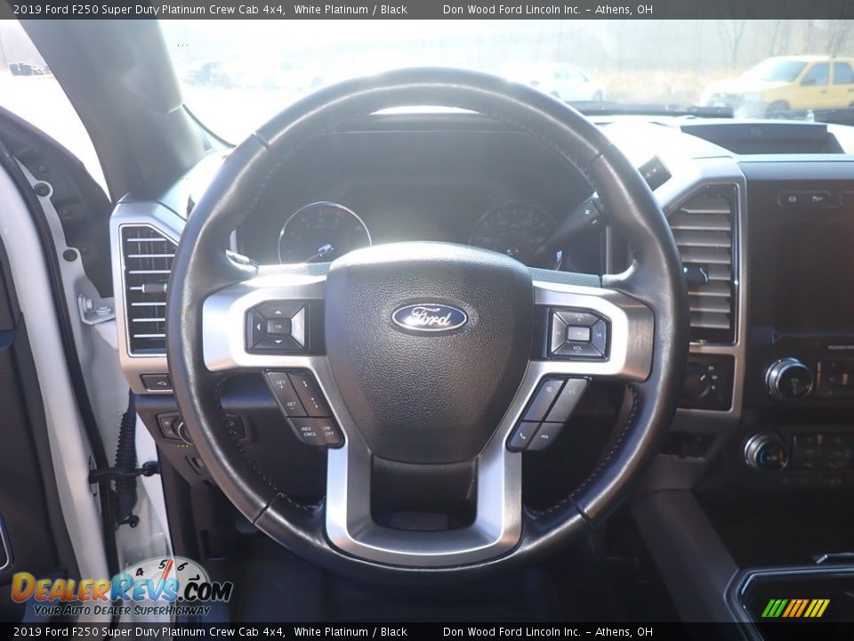 2019 Ford F250 Super Duty Platinum Crew Cab 4x4 White Platinum / Black Photo #34