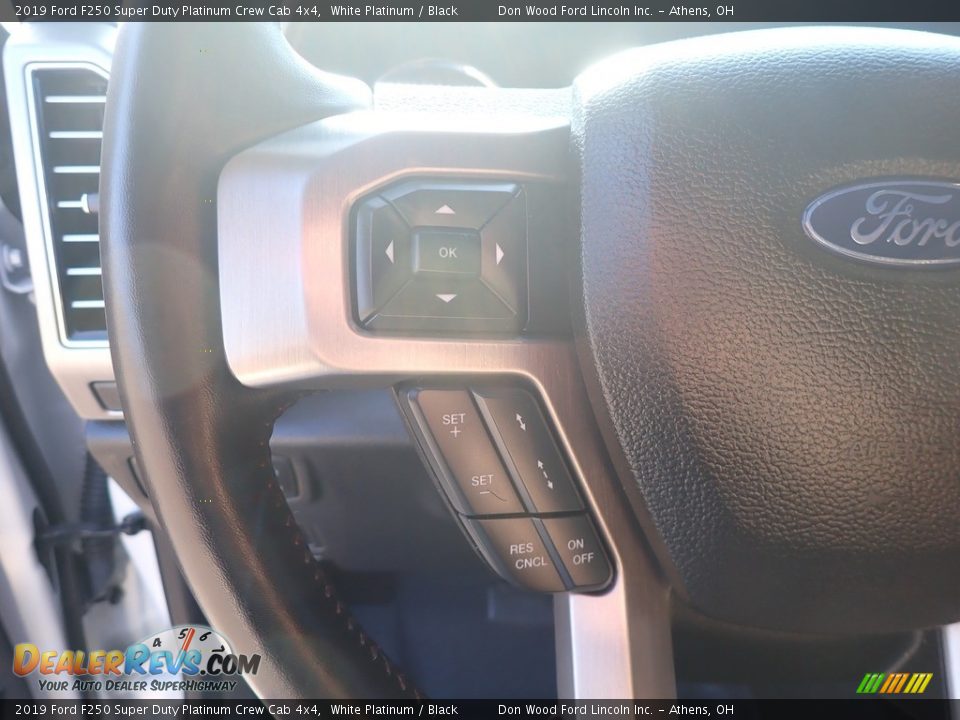 2019 Ford F250 Super Duty Platinum Crew Cab 4x4 White Platinum / Black Photo #36