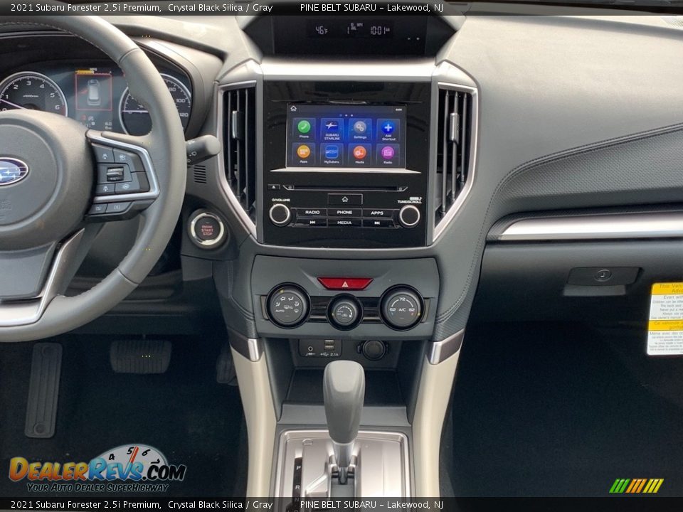 2021 Subaru Forester 2.5i Premium Crystal Black Silica / Gray Photo #10